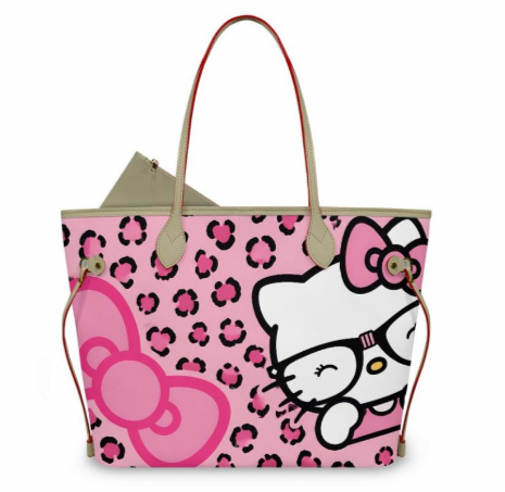 PINK LEOPARD NERD KITTY PURSE (PRE-ORDER)