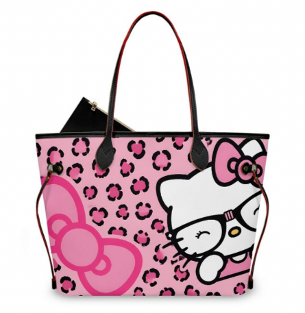 PINK LEOPARD NERD KITTY PURSE (PRE-ORDER)