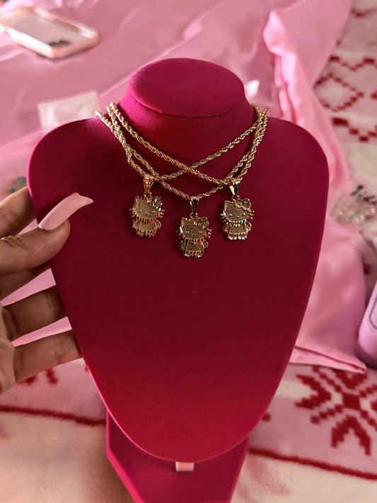 DAINTY KITTY NECKLACE