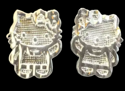 SILVER HK BODY EARRINGS
